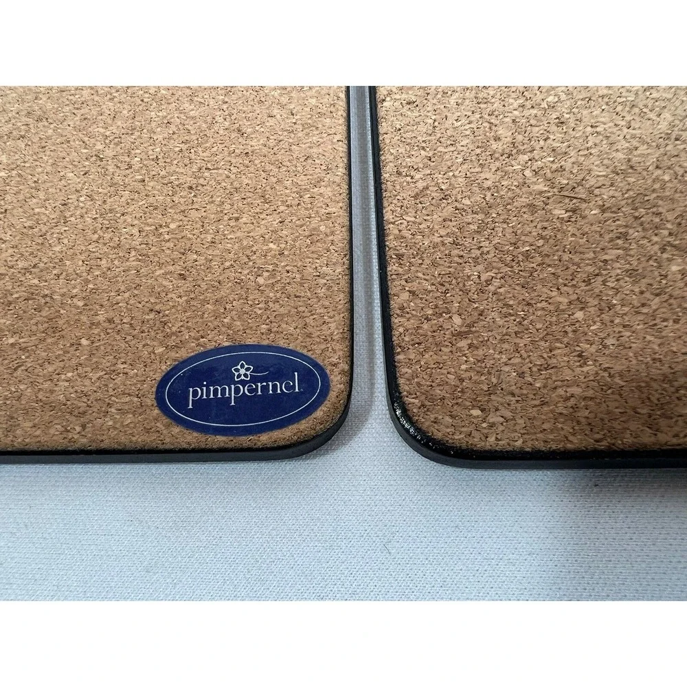 Pimpernel Coaster Set Hunting Lodge Antler Cork Back‎ Cabin Decor